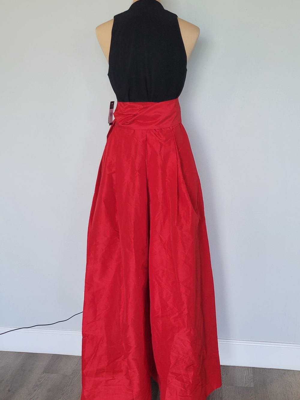 NWT Lauren Ralph Lauren Atelier Taffeta Skirt A-Line Tie-Waist Maxi Gown Size 10 - Picture 10 of 16